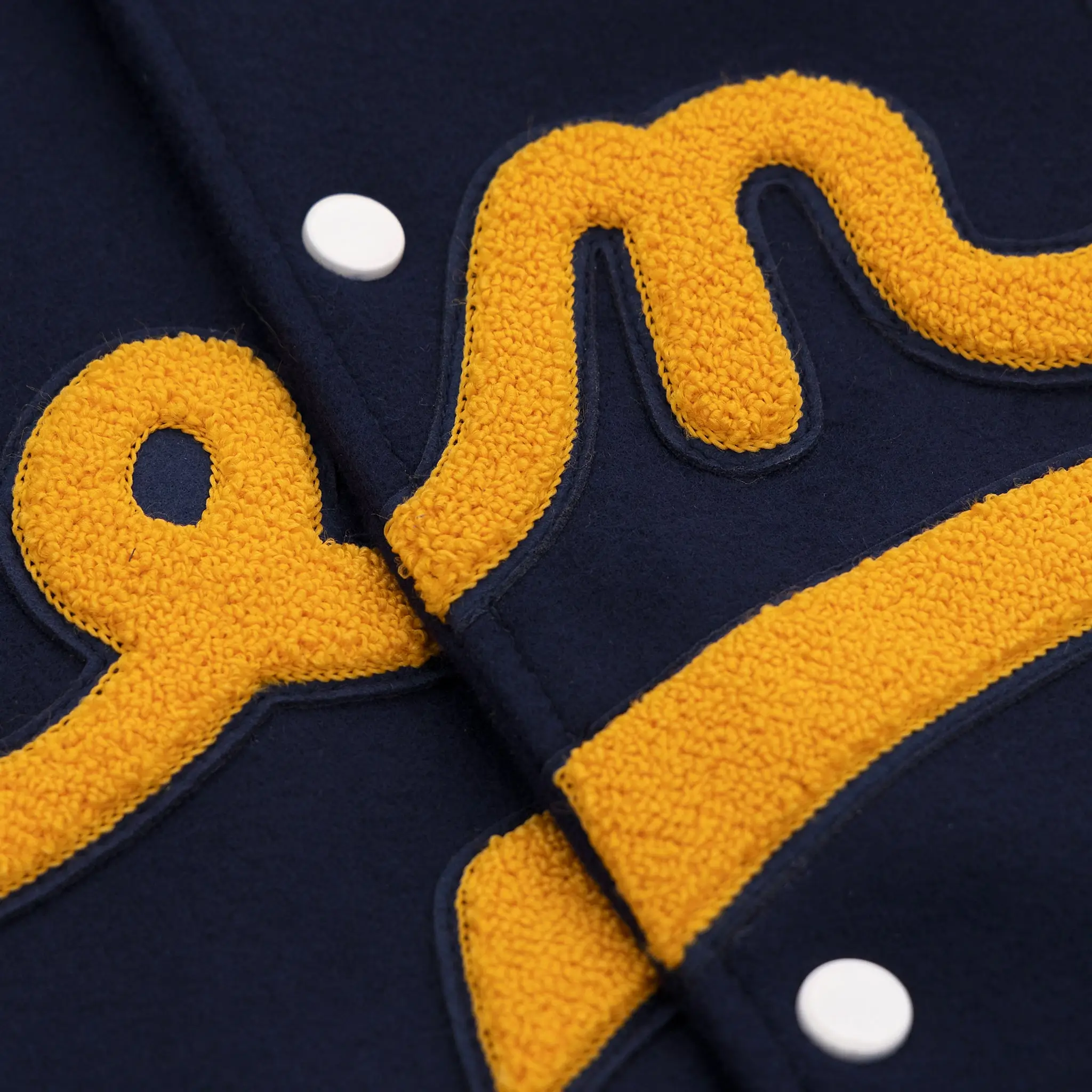 New york rens 100th wool leather varsity jacket
