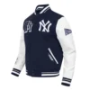 New york yankees best of mens navy white varsity jacket