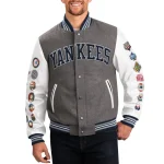 New York Yankees Challenger Wool/Leather Jacket