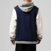 New york yankees navy sideline fleece navy and cream jacket