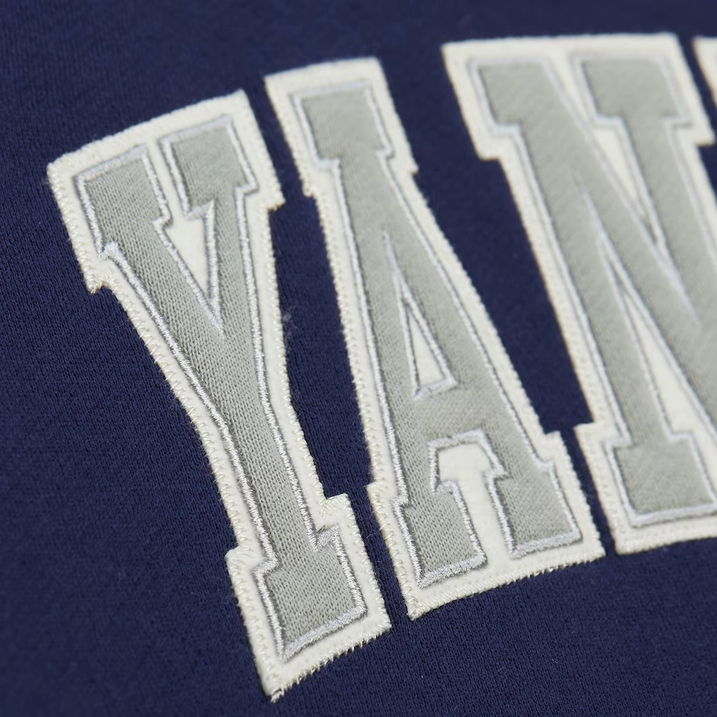 New york yankees navy sideline fleece patch