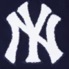 New york yankees old english wool leather varsity jacket navywhite 3 1