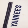 New york yankees retro classic womens wool leather varsity jacket cream black 4
