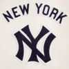 New york yankees retro classic womens wool leather varsity jacket cream black 5