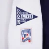 New york yankees retro classic womens wool leather varsity jacket navy white 3