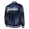 New york yankees starter patch satin varsity jacket navy 2