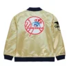 New york yankees team og 20 full zip satin varsity jacket gold 2