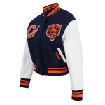 Chicago Bears Women's Best Of Wool/Leather Jacket
