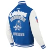 Nfl dallas cowboys best of mens rib wool jacket