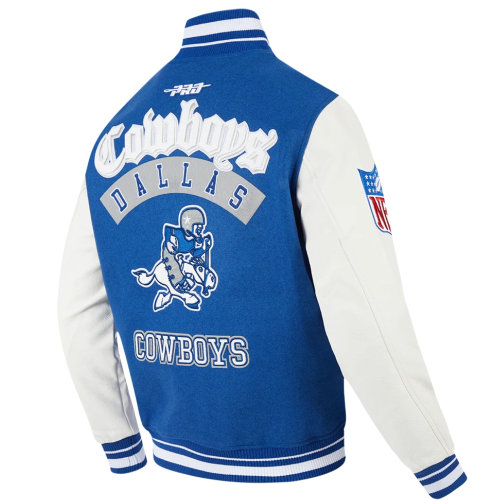 Nfl dallas cowboys best of mens rib wool jacket