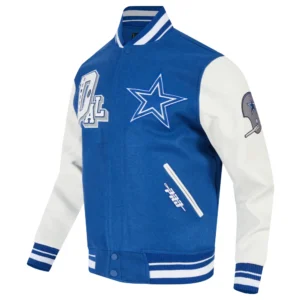 Nfl dallas cowboys best of mens rib wool varsity jacket