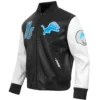 Nfl detroit lions best of mens leather varsity jacket