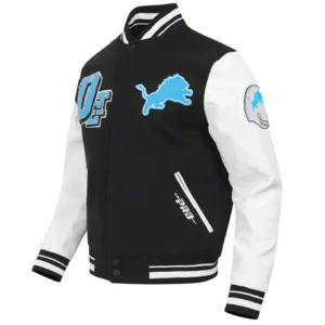 Nfl detroit lions best of mens rib wool varsity jacket