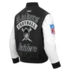 Nfl las vegas raiders best of mens leather black jacket
