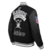 Nfl las vegas raiders best of mens rib wool jacket