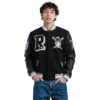 Nfl las vegas raiders best of mens varsity jacket