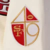 Nfl san francisco 49ers best of mens leather varsity jacket logo