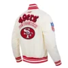 Nfl san francisco 49ers best of mens satin jacket