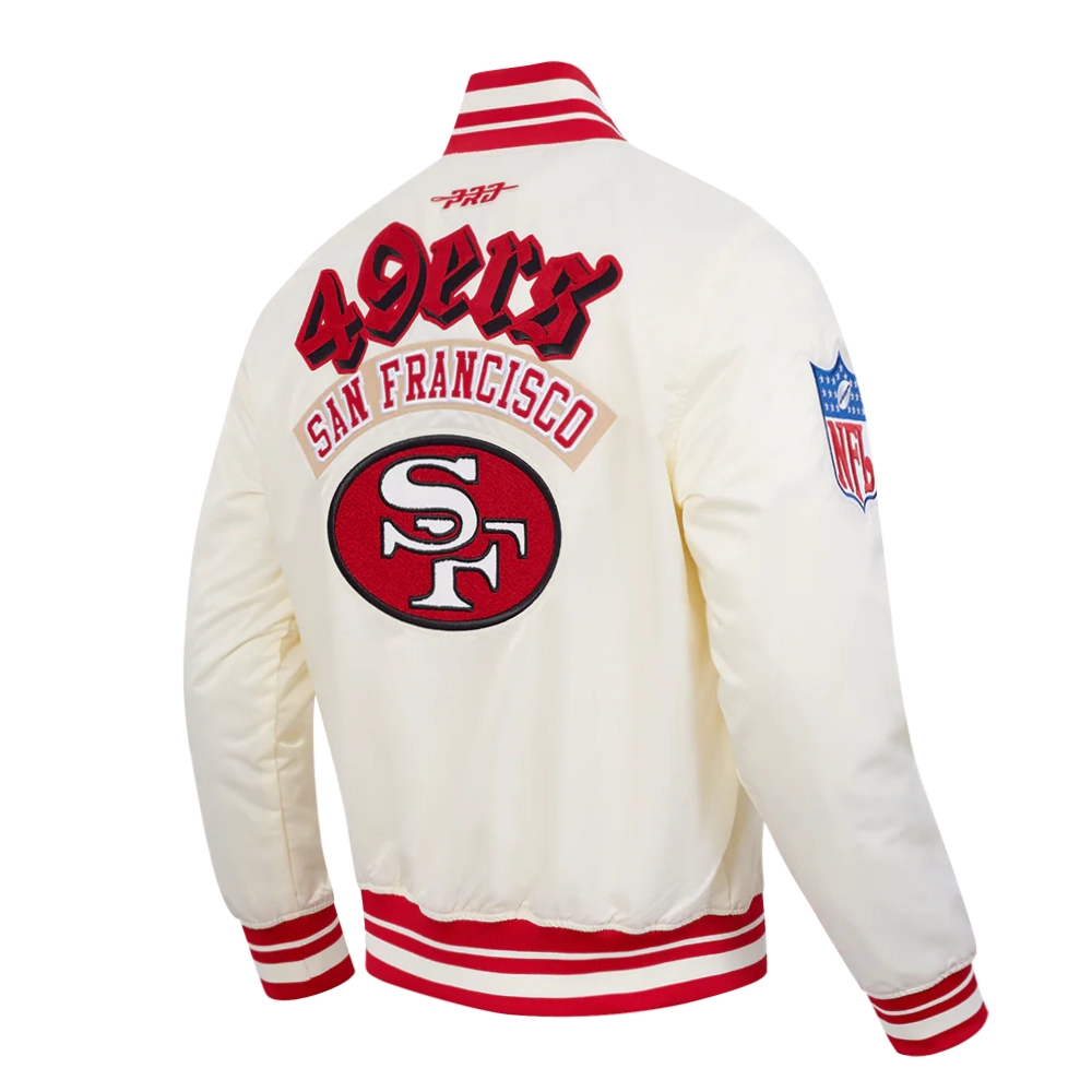 Nfl san francisco 49ers best of mens satin jacket