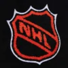 Nhl detroit red wings black out varsity jacket