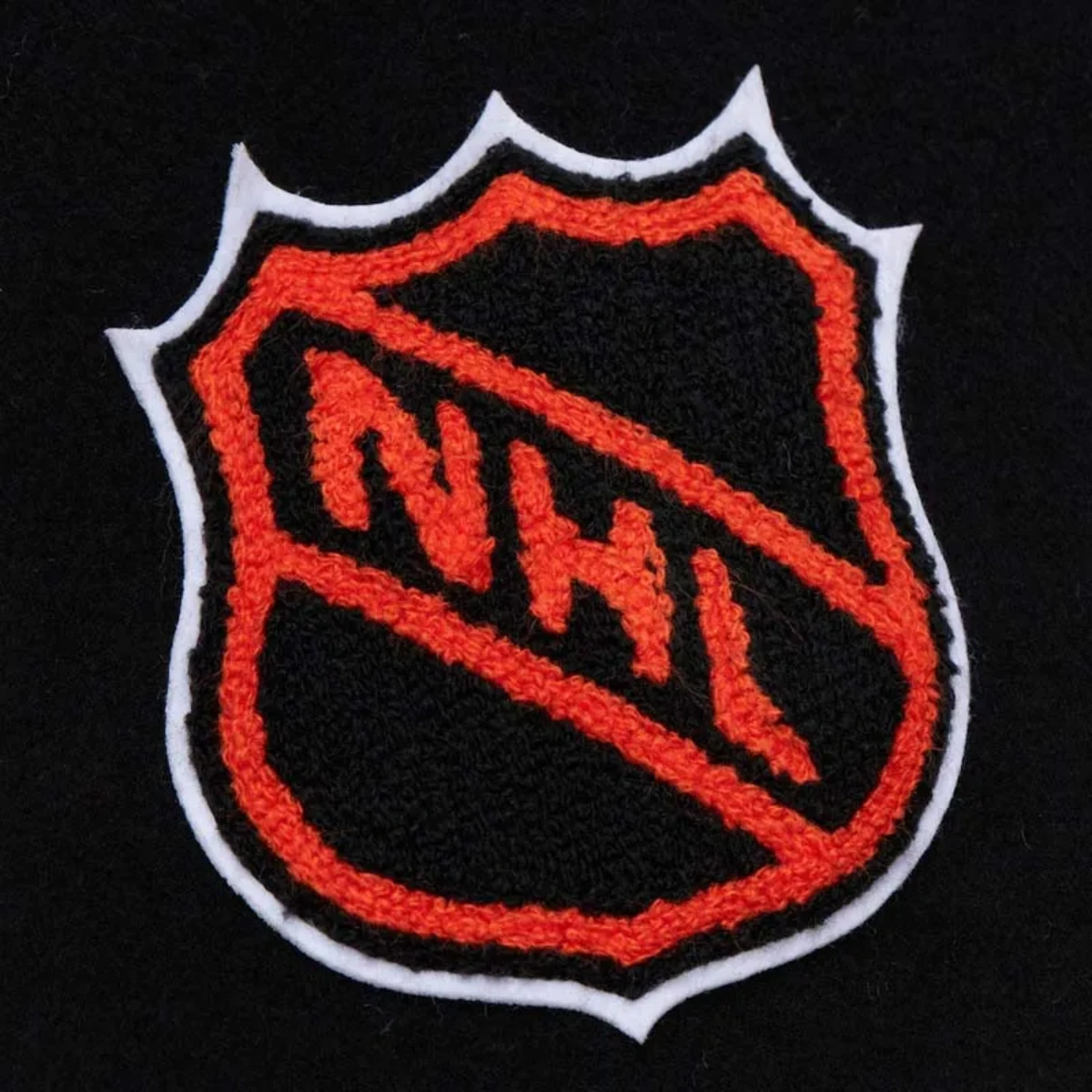 Nhl detroit red wings black out varsity jacket
