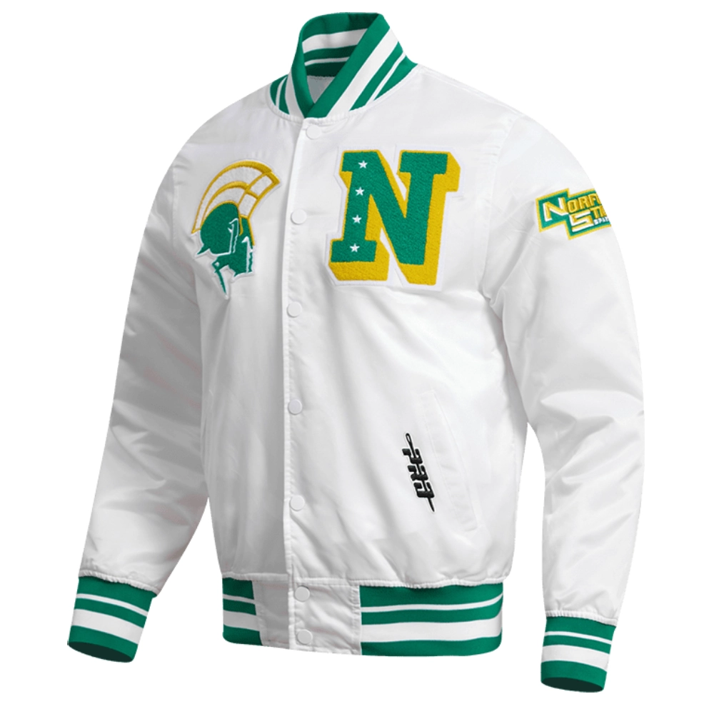 Norfolk state spartans classic satin jacket