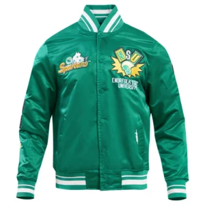Norfolk state spartans green homecoming green jacket