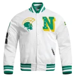 Norfolk State Spartans Classic White Satin Jacket
