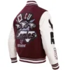 North carolina central eagles homecoming wool leather jacket