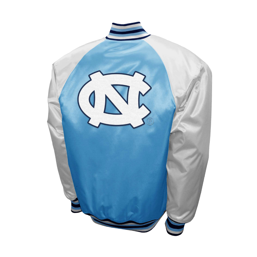 North carolina tar heels franchise club the game satin varsity jacket 1
