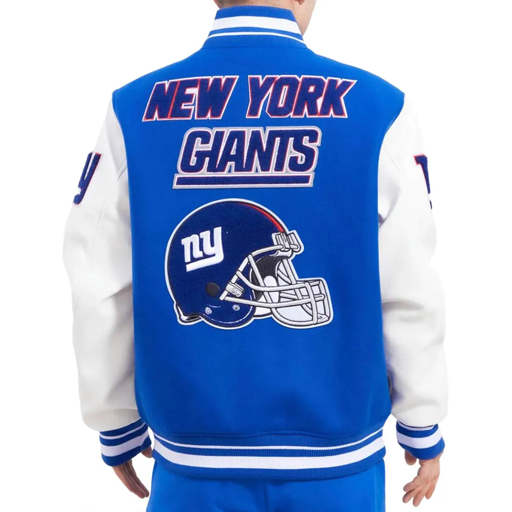 Ny giants mash up varsity jacket