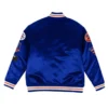 Ny knicks champ city blue satin jacket