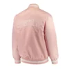 Ny knicks full snap pink jacket