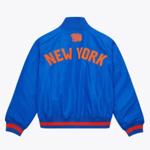 Ny knicks melody ehsani full zip blue jacket
