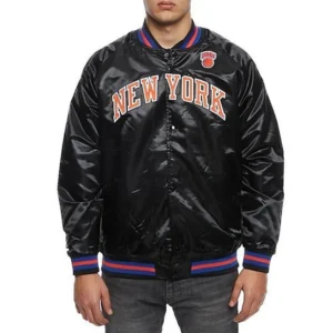 Ny knicks satin hardwood classics jacket
