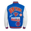 Ny knicks turn it up blue varsity jacket