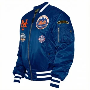 Ny mets ma 1 bomber jacket blue