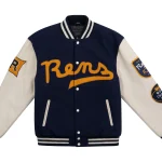 New York Rens Authentic Wool/Leather Jacket
