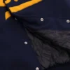 Ny rens 100th anniversary wool leather varsity jacket