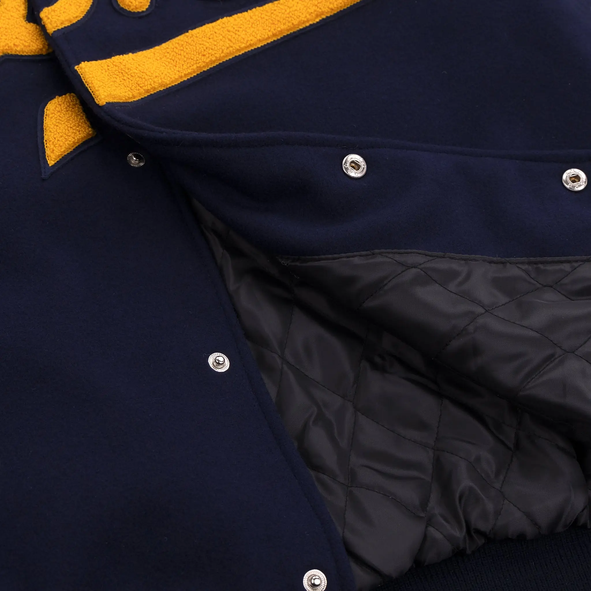 Ny rens 100th anniversary wool leather varsity jacket