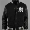 Ny yankees black letterman jacket