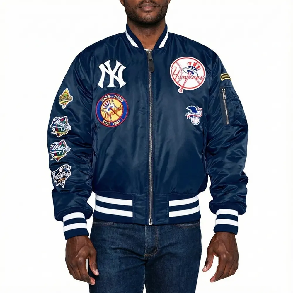 Ny yankees ma 1 blue jacket