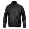 Ny yankees washed vanguard mens leather jacket