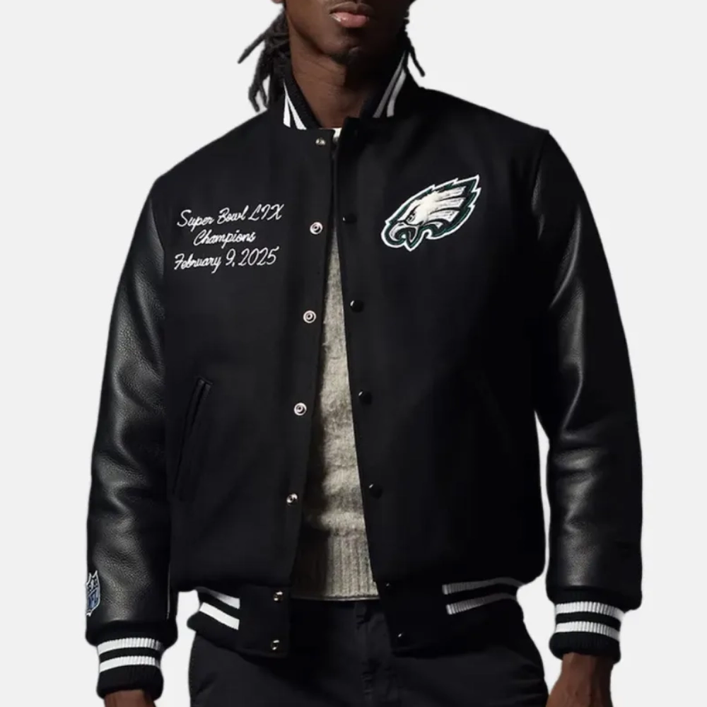 Nyc bradley cooper philadelphia eagles varsity jacket