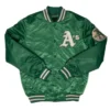 Oakland athletics anniversary green jacket