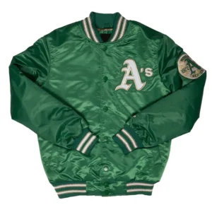 Oakland athletics anniversary green jacket
