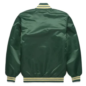 Oakland athletics classic green satin jacket
