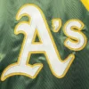 Oakland athletics lead off full snap satin varsity jacket greenyellow 3
