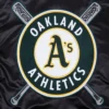 Oakland athletics mashup rib satin jacket black 4