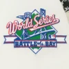 Oakland athletics retro classic womens full snap satin varsity jacket white